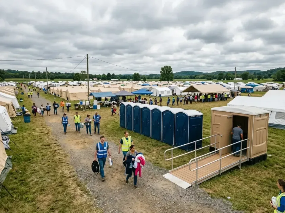 disaster-relief-camp-restrooms-010 — frequently asked questions, Dumpster & Portable Bathrooms Rental in Wayne, MI
